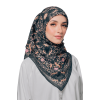 Majestica Printed Square in Ophelia Black
